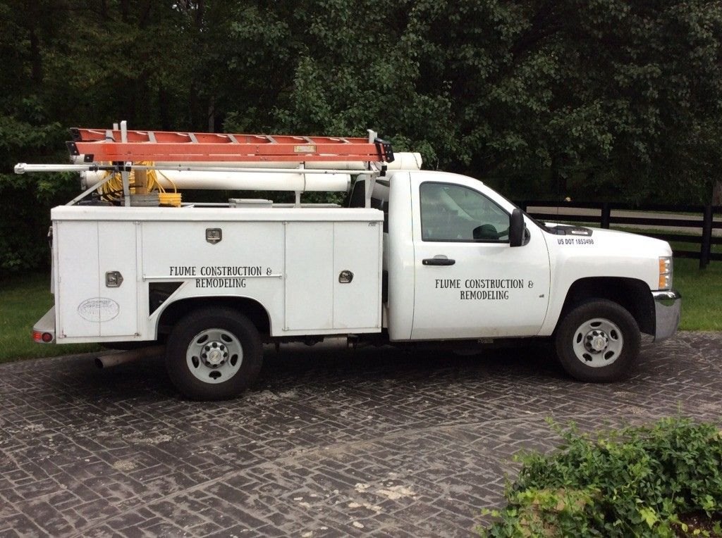 Flume Construction & Remodeling work truck